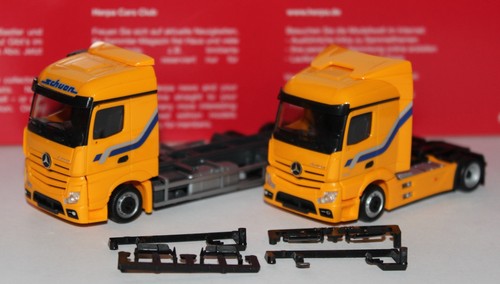 Herpa mercedes actros - 2x,