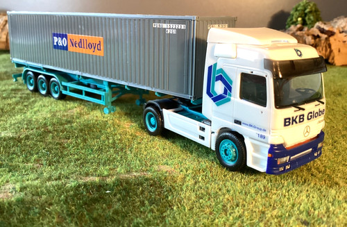 Herpa lkw container sattelzug - container,