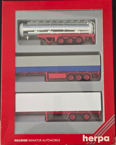 3er set auflieger herpa - +, 7568