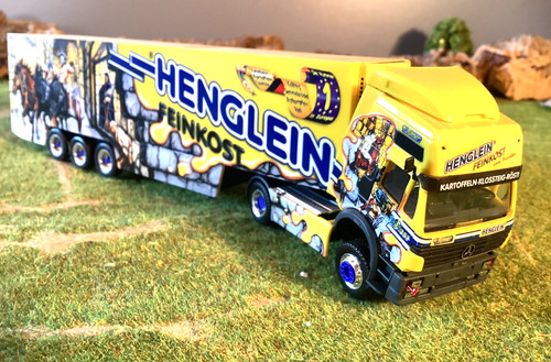 Herpa lkw kühlzug - kühlzug, sattelzug